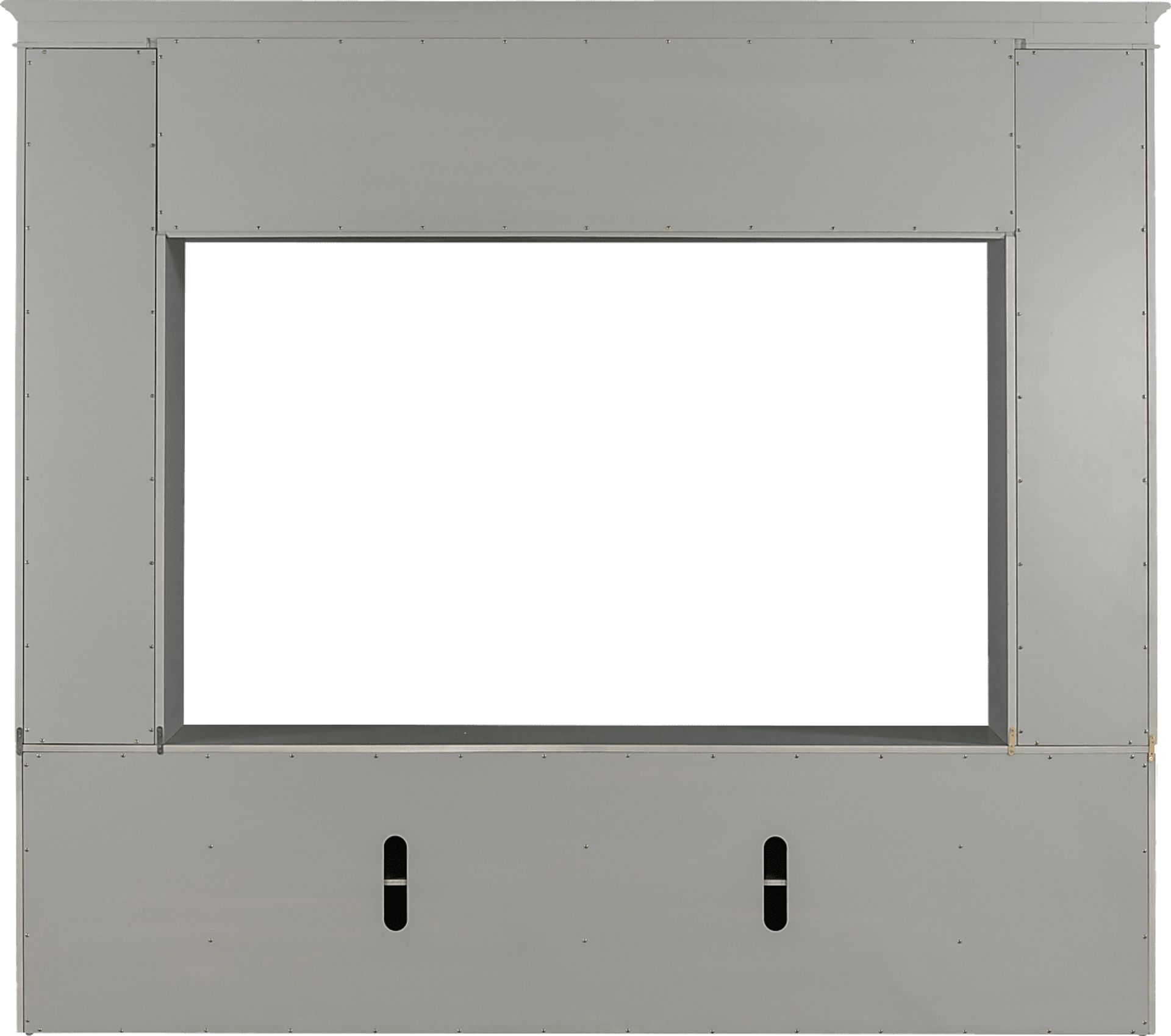 Beidiman II Gray 3 Pc Wall Unit with 98.5 in. Console - Image 9