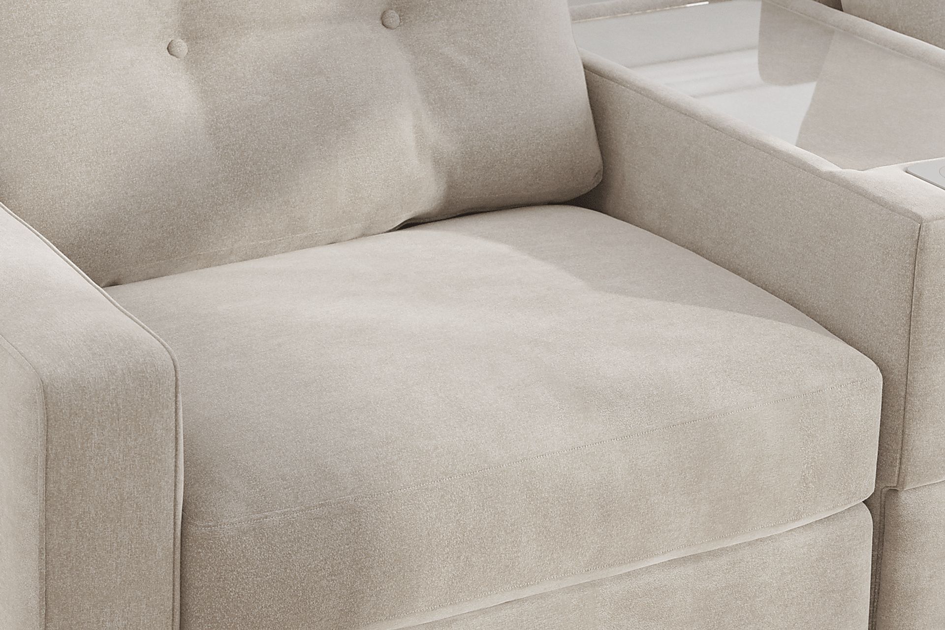Beige 3 Pc ModularOne Gel Foam Sleeper - Image 7