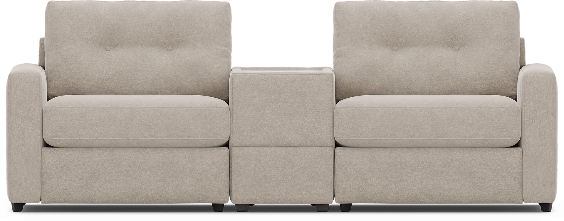 Beige 3 Pc ModularOne with Media Console - Image 4