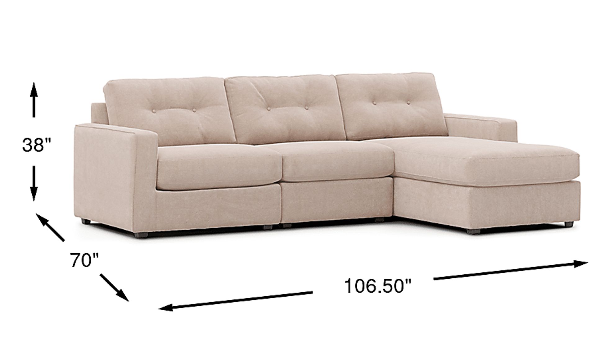 Dimension Image. Please refer to the Dimension Tab on this page for dimension details.