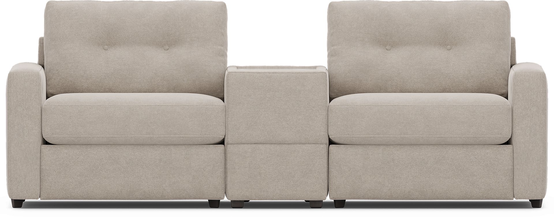 Beige 3 Pc Power Reclining ModularOne - Image 3