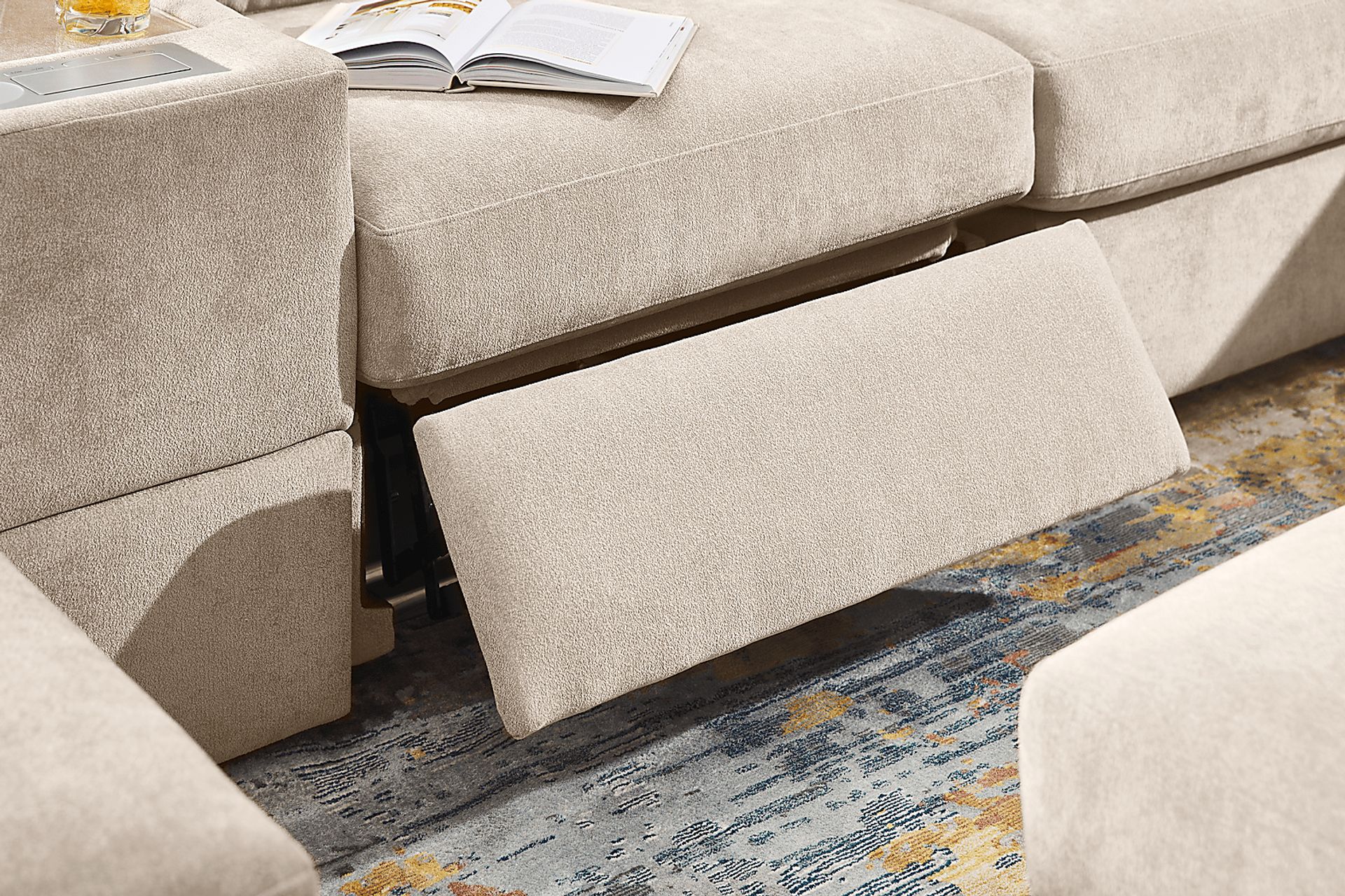 Beige 5 Pc Power Reclining ModularOne - Image 10