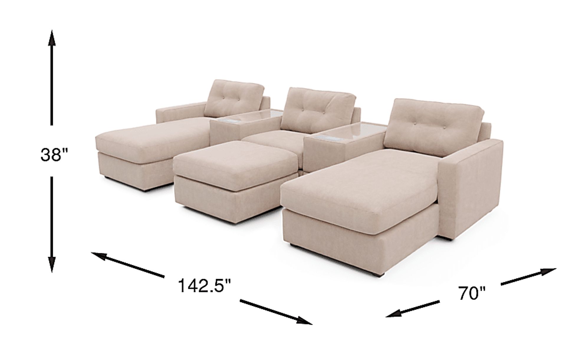 Dimension Image. Please refer to the Dimension Tab on this page for dimension details.