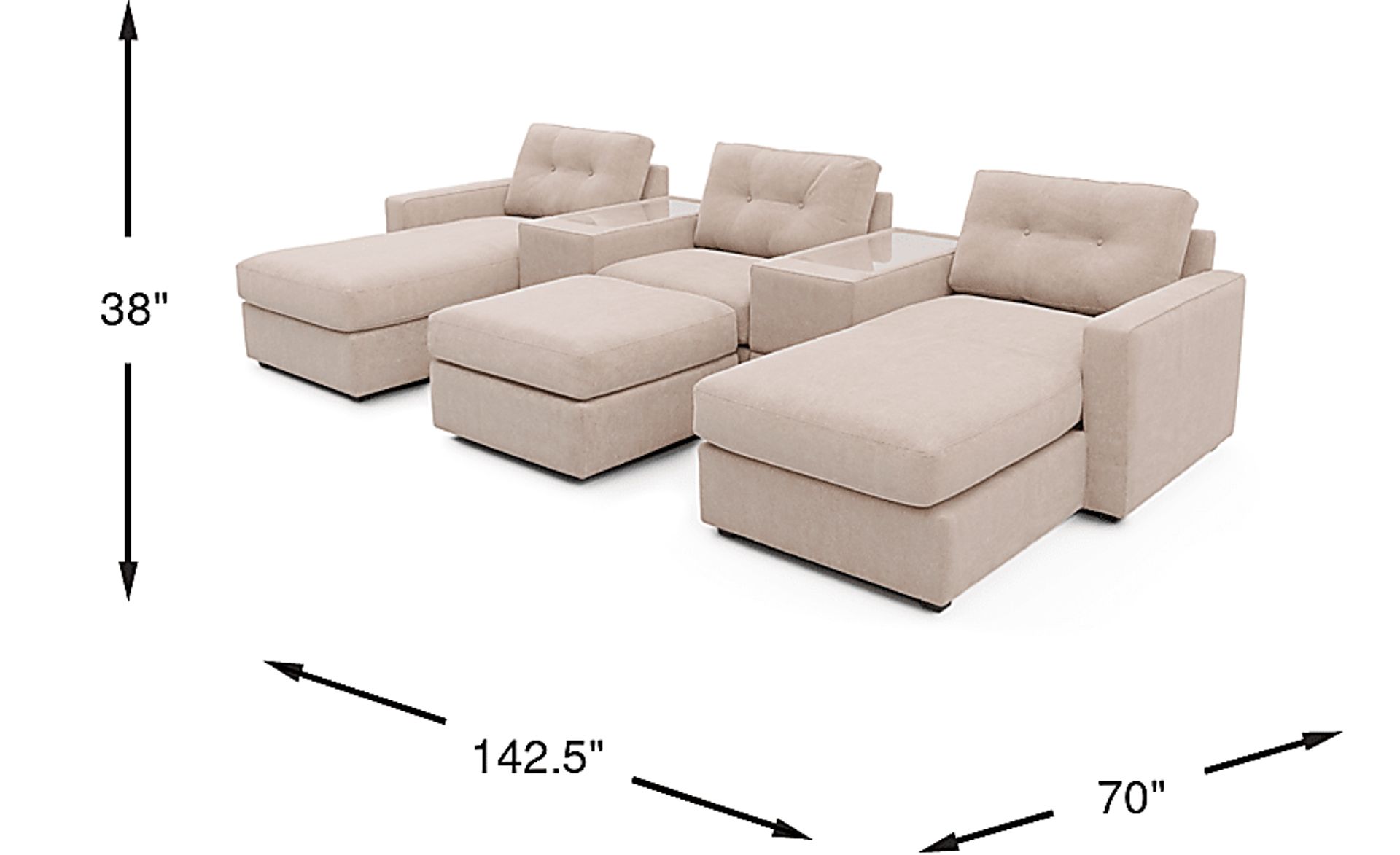 Dimension Image. Please refer to the Dimension Tab on this page for dimension details.