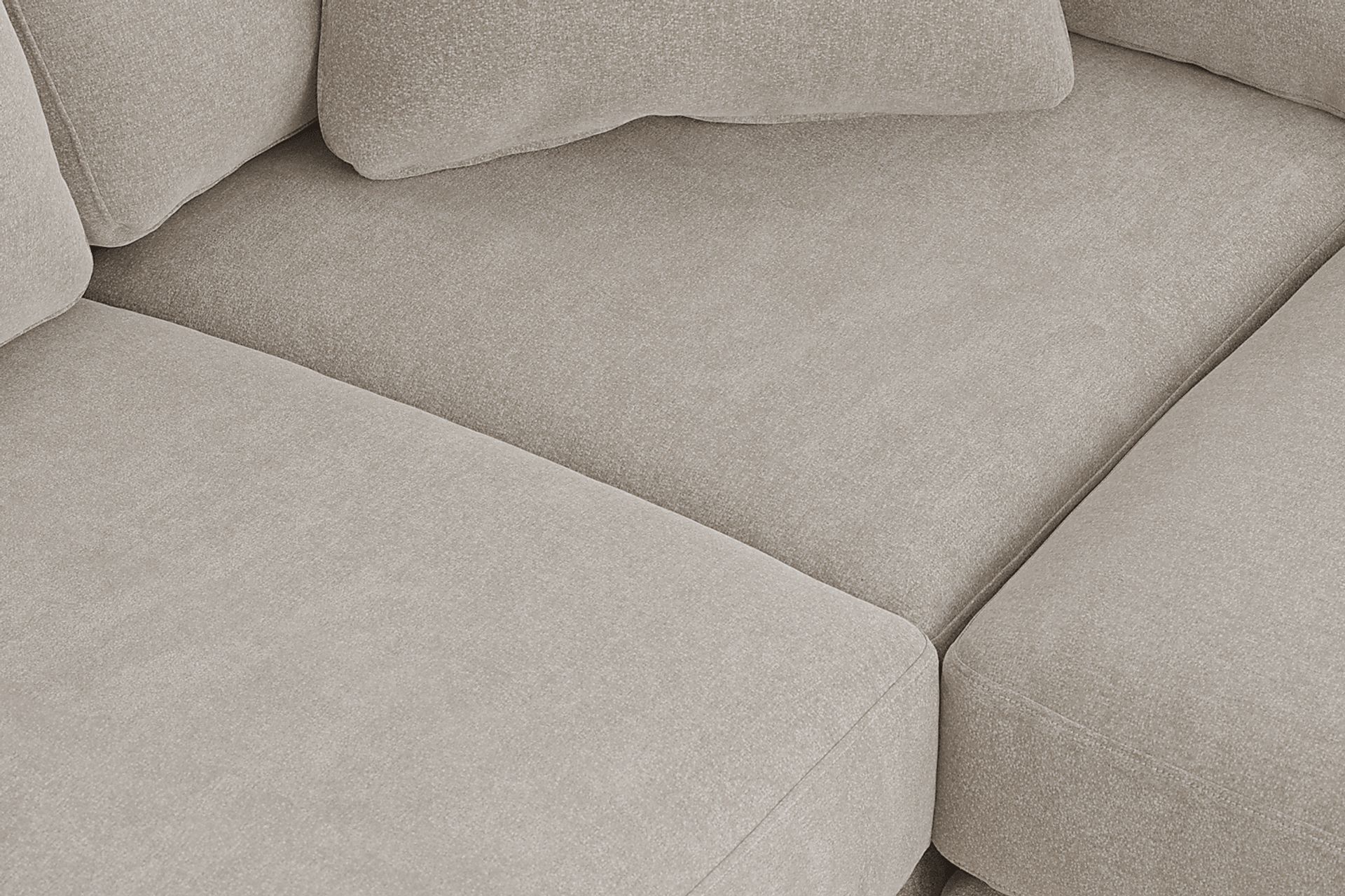 Beige 7 Pc ModularOne Sleeper with Media Consoles - Image 11