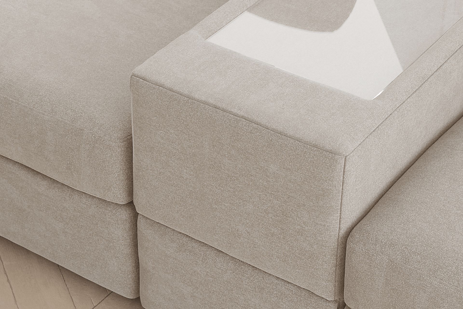 Beige 7 Pc ModularOne Sleeper - Image 7