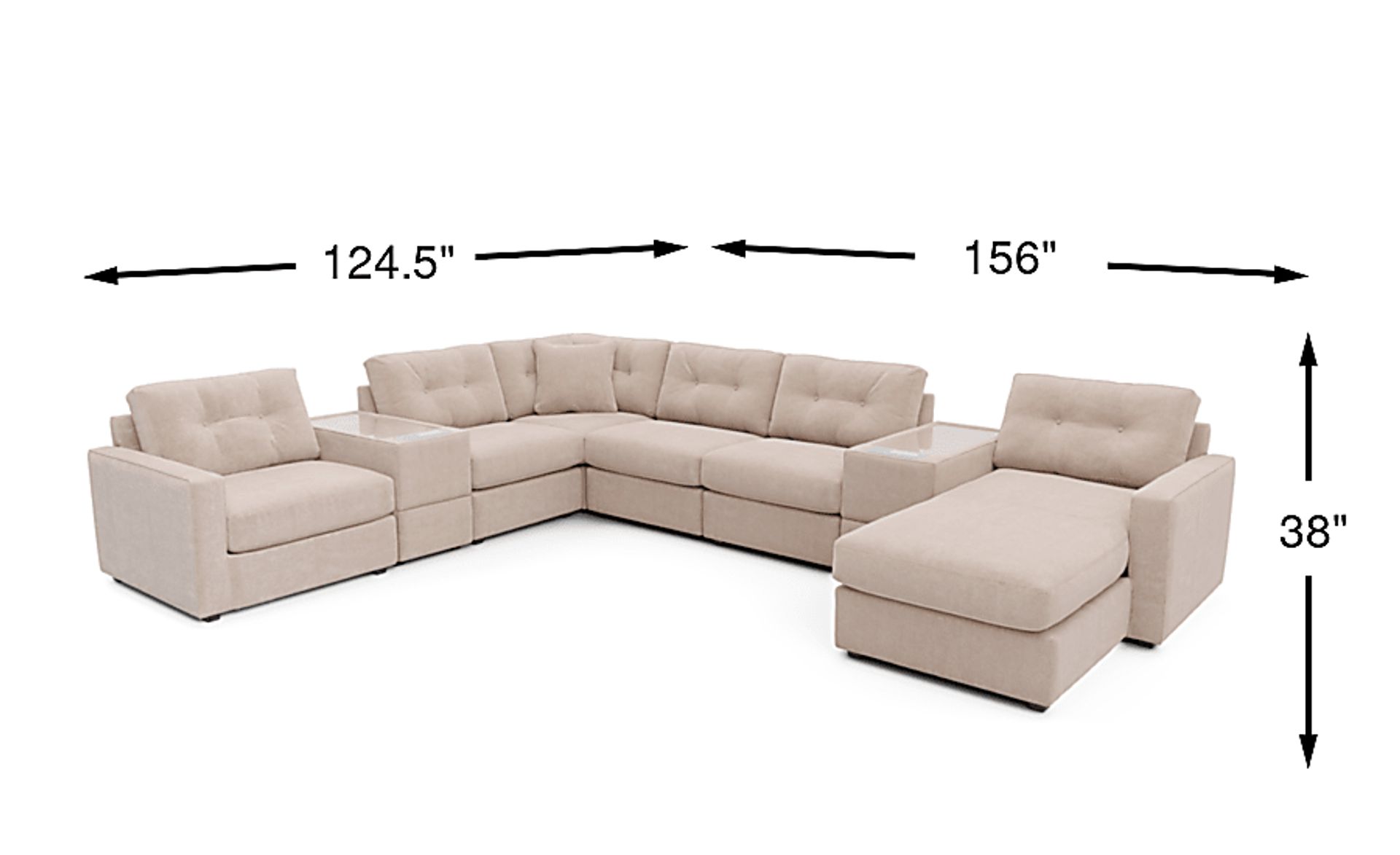 Dimension Image. Please refer to the Dimension Tab on this page for dimension details.