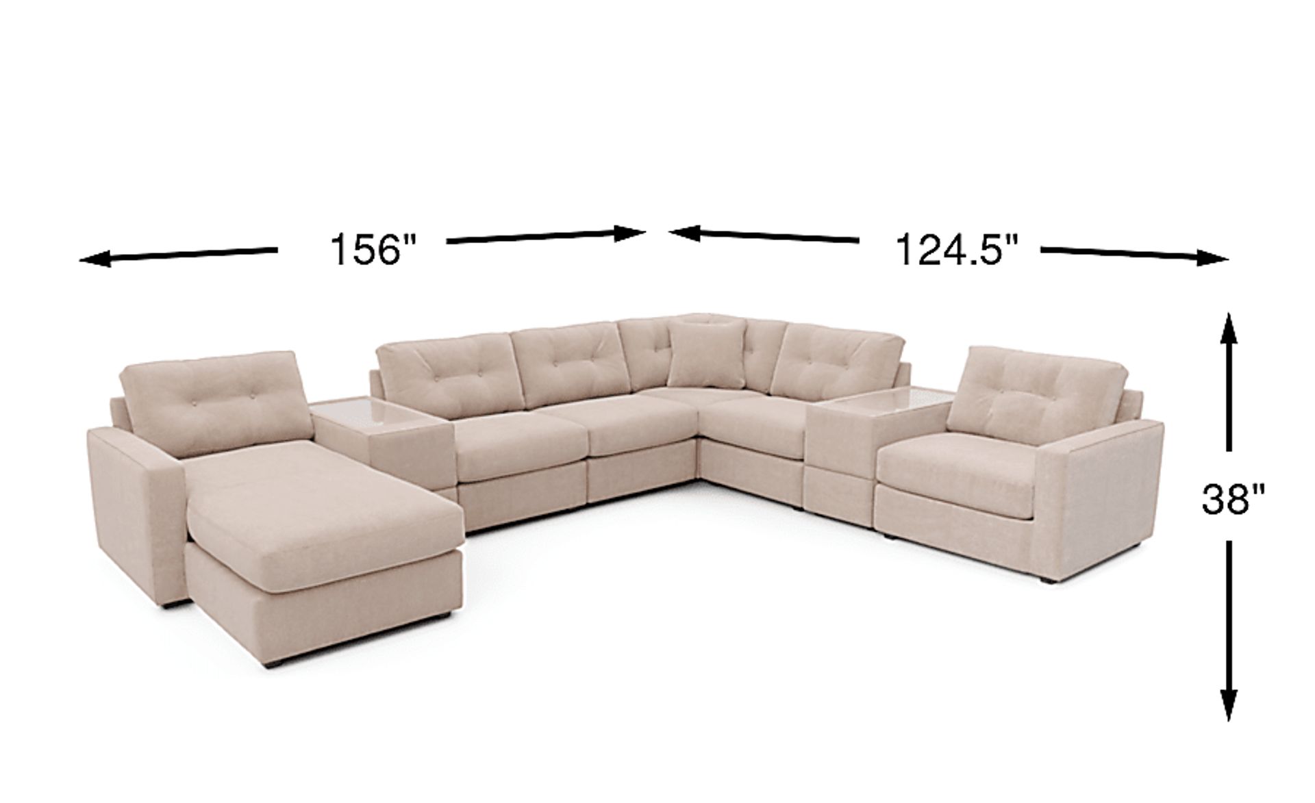 Dimension Image. Please refer to the Dimension Tab on this page for dimension details.