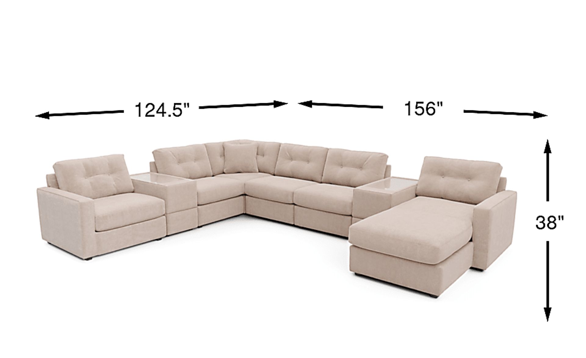 Dimension Image. Please refer to the Dimension Tab on this page for dimension details.