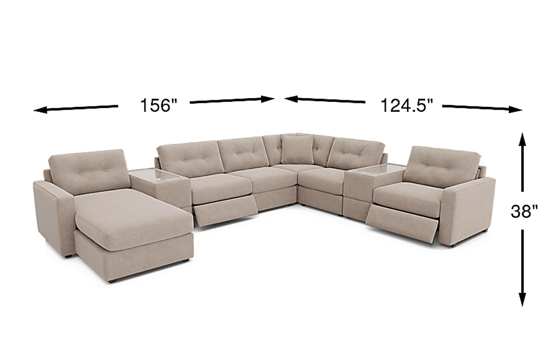 Dimension Image. Please refer to the Dimension Tab on this page for dimension details.