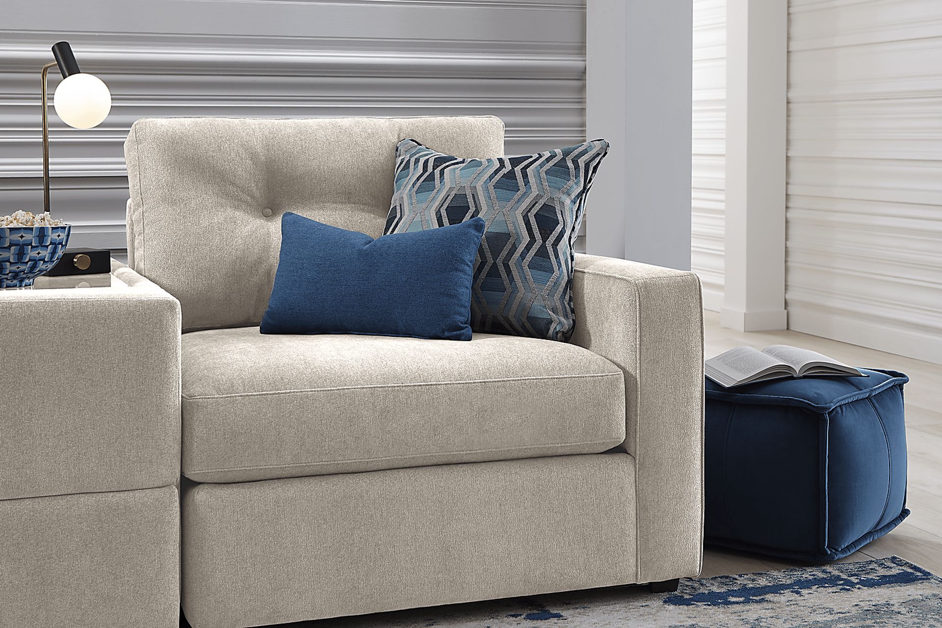 Beige 8 Pc Power Reclining ModularOne - Image 5