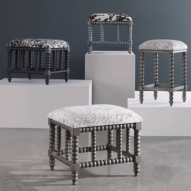 Beishy Gray Accent Bench - Thumbnail - Image 3