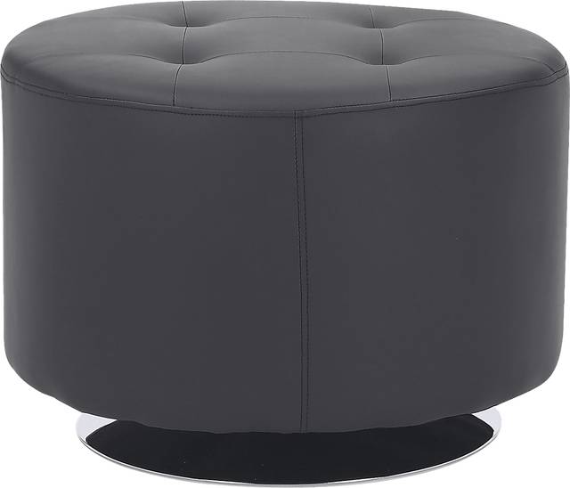 Bekay Black Ottoman - Thumbnail - Image 2