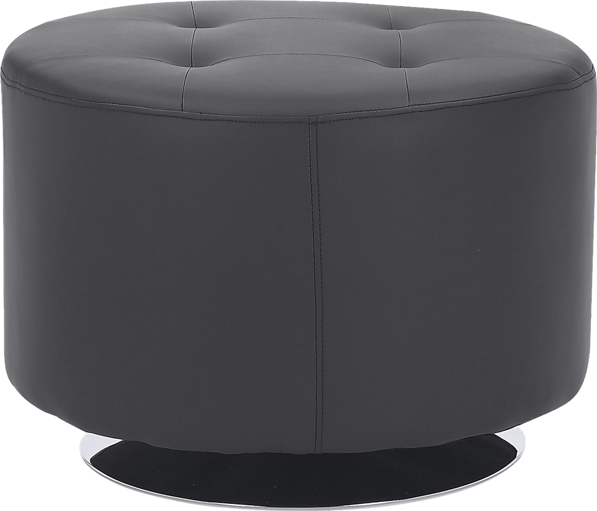 Bekay Black Ottoman - Image 2