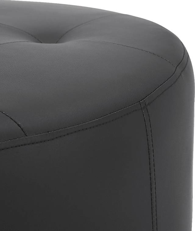 Bekay Black Ottoman - Thumbnail - Image 4