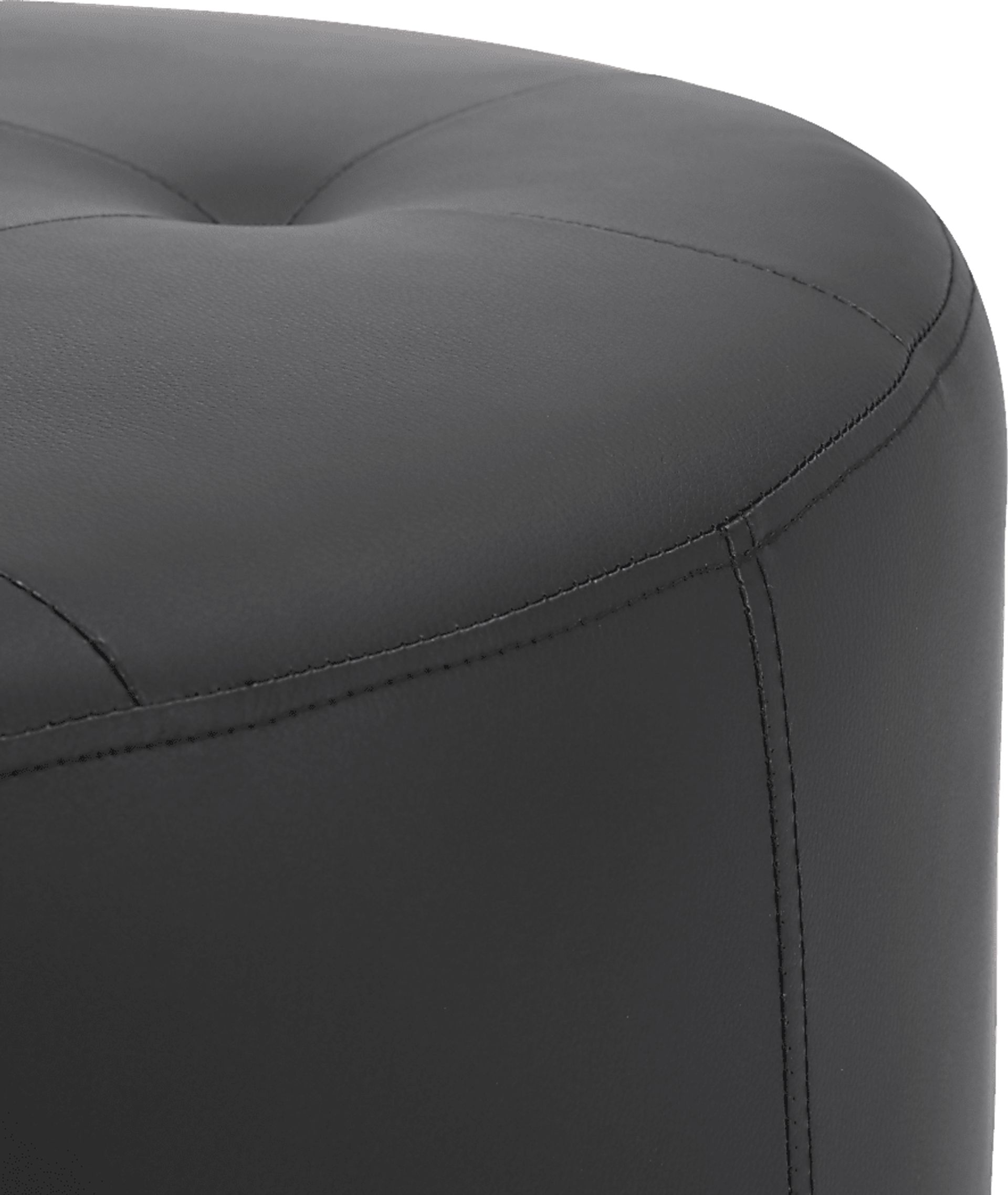 Bekay Black Ottoman - Image 4