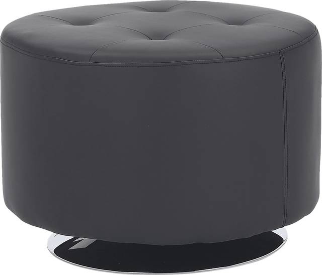 Bekay Black Ottoman - Thumbnail - Image 1