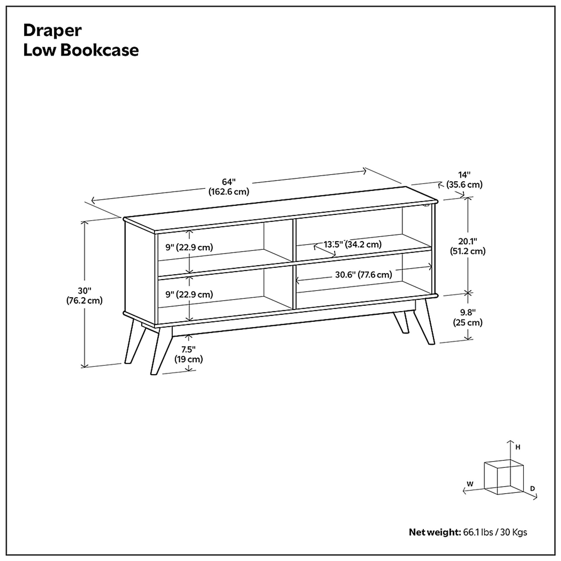 Bekaye White Bookcase - Image 11