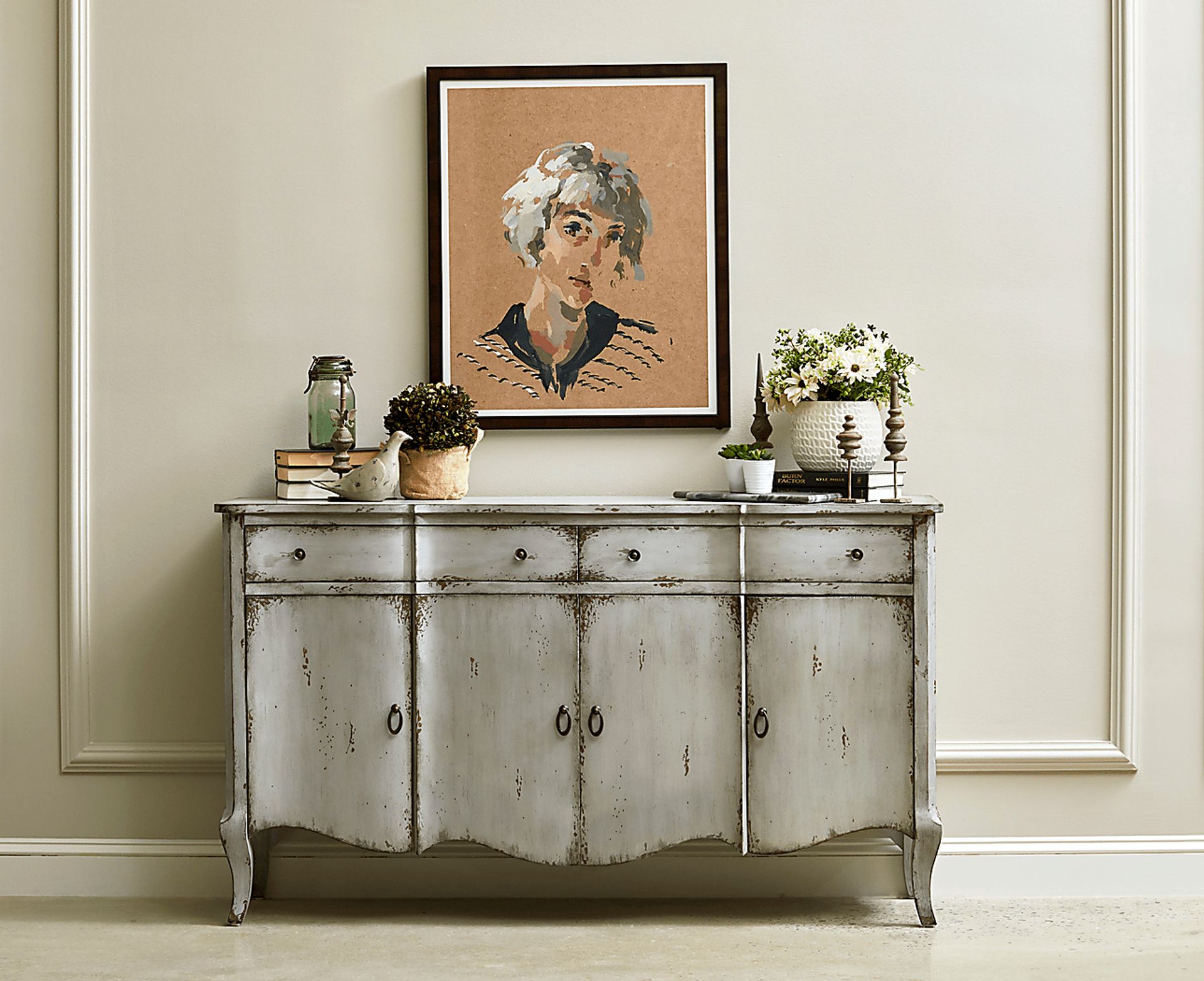Bekington Gray Credenza - Image 6