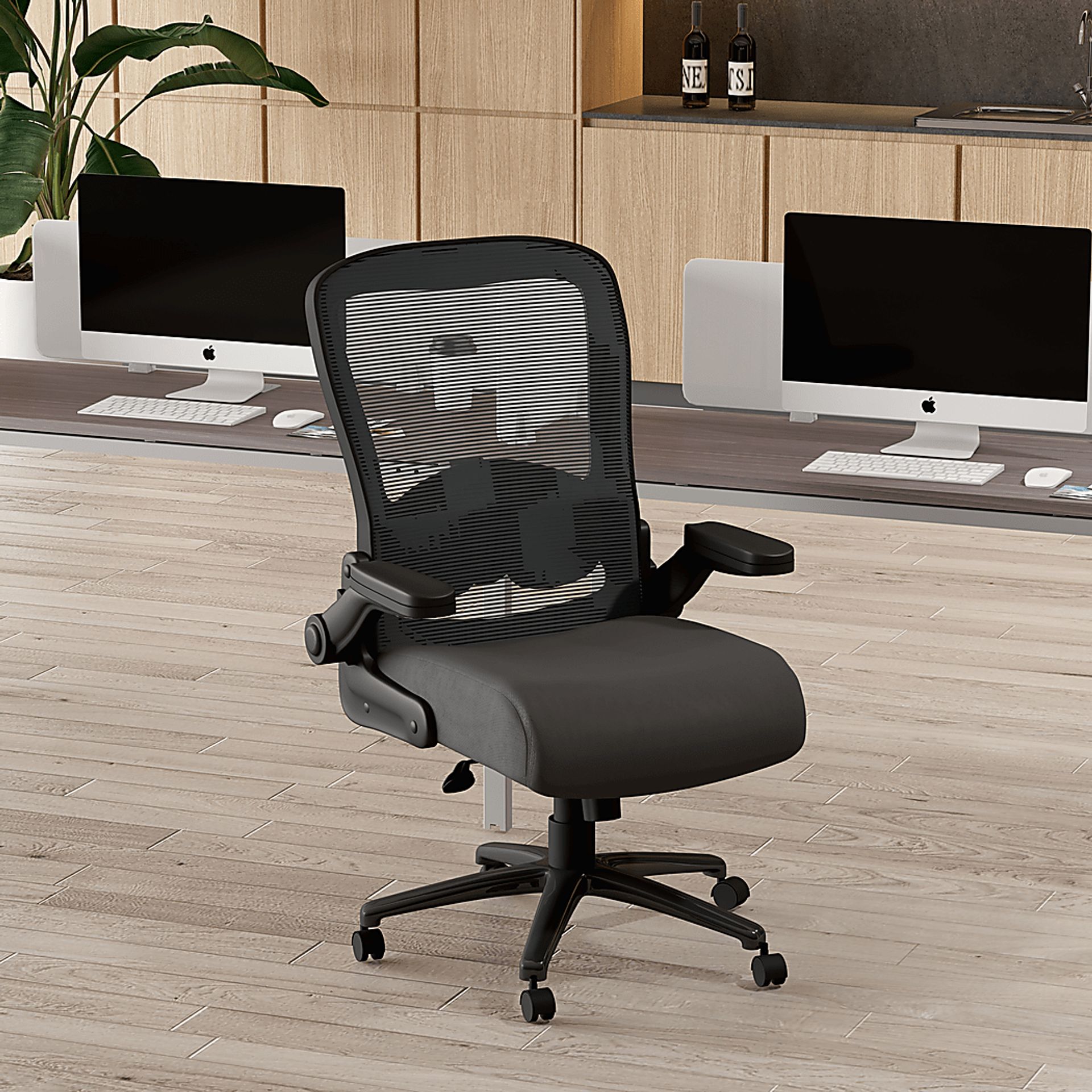Bekoe Black Desk Chair - Image 2