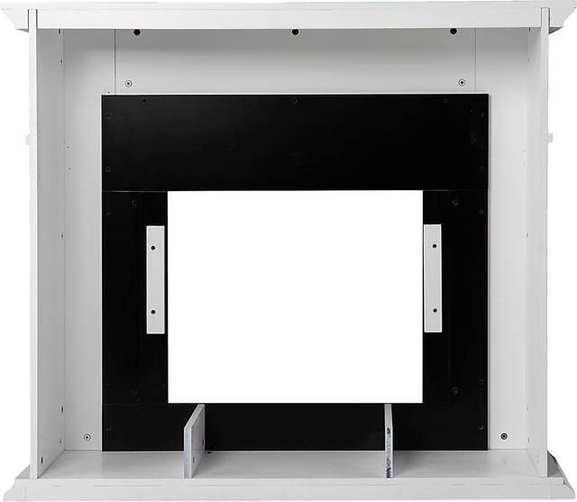 Bekonscot IV White 48 in. Console With Touch Panel Electric Fireplace - Thumbnail - Image 4