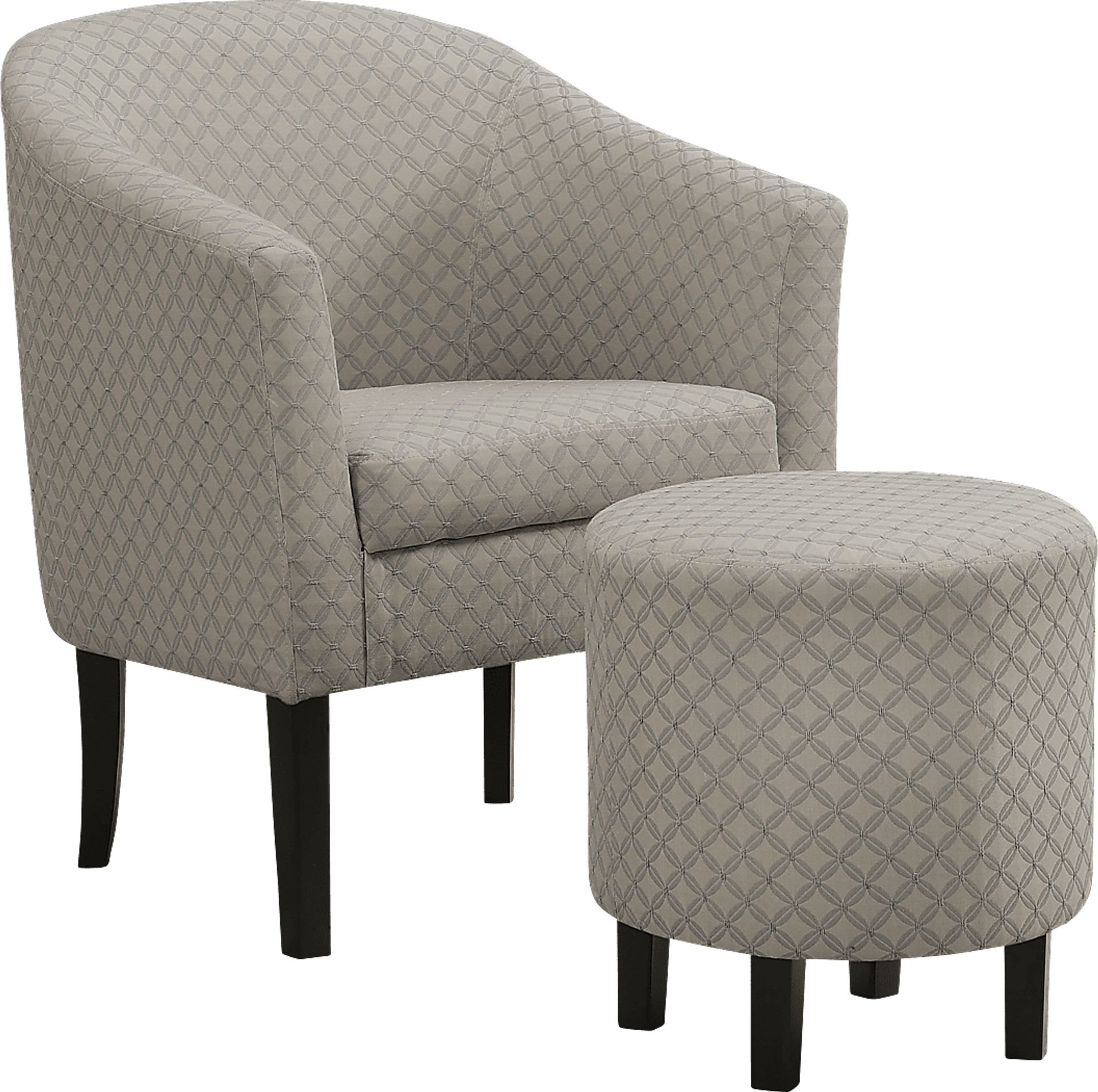 Belcaro Light Gray Accent Chair - Image 1