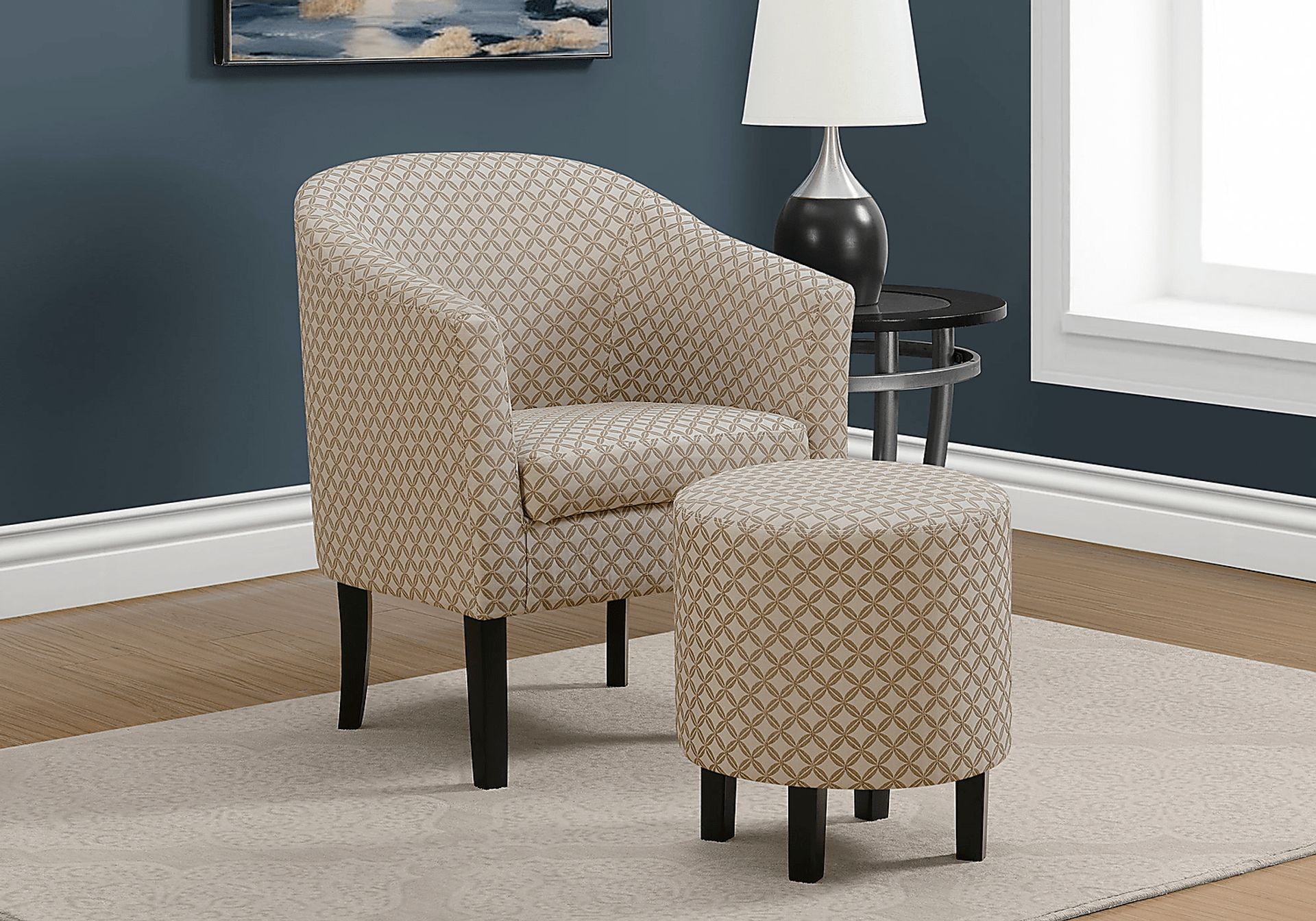 Belcaro Taupe Accent Chair - Image 2