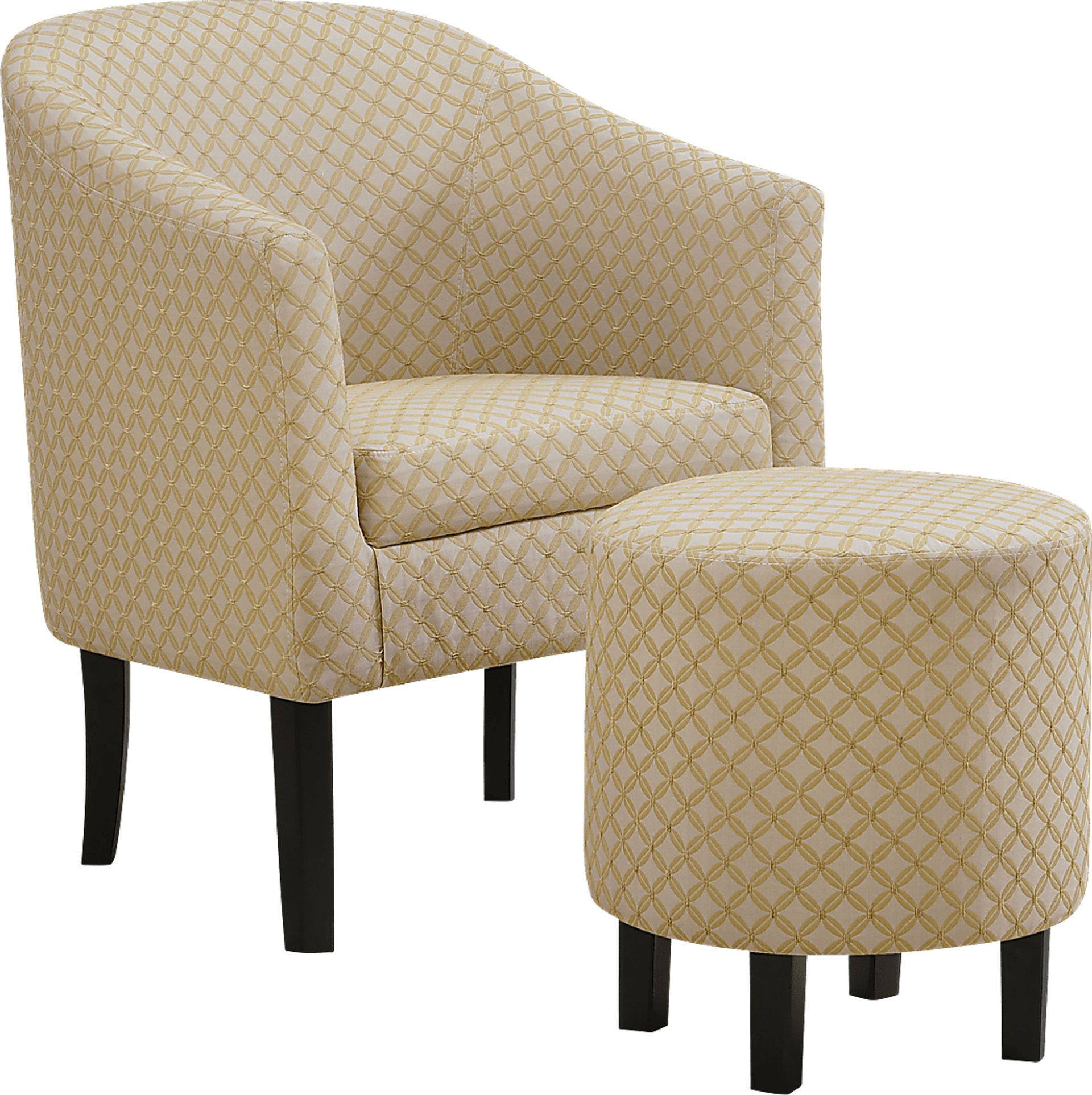 Belcaro Yellow Accent Chair - Image 1