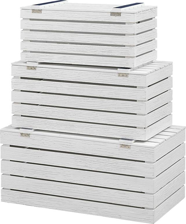 Belcher White Nesting Trunks, Set of 3 - Thumbnail - Image 3