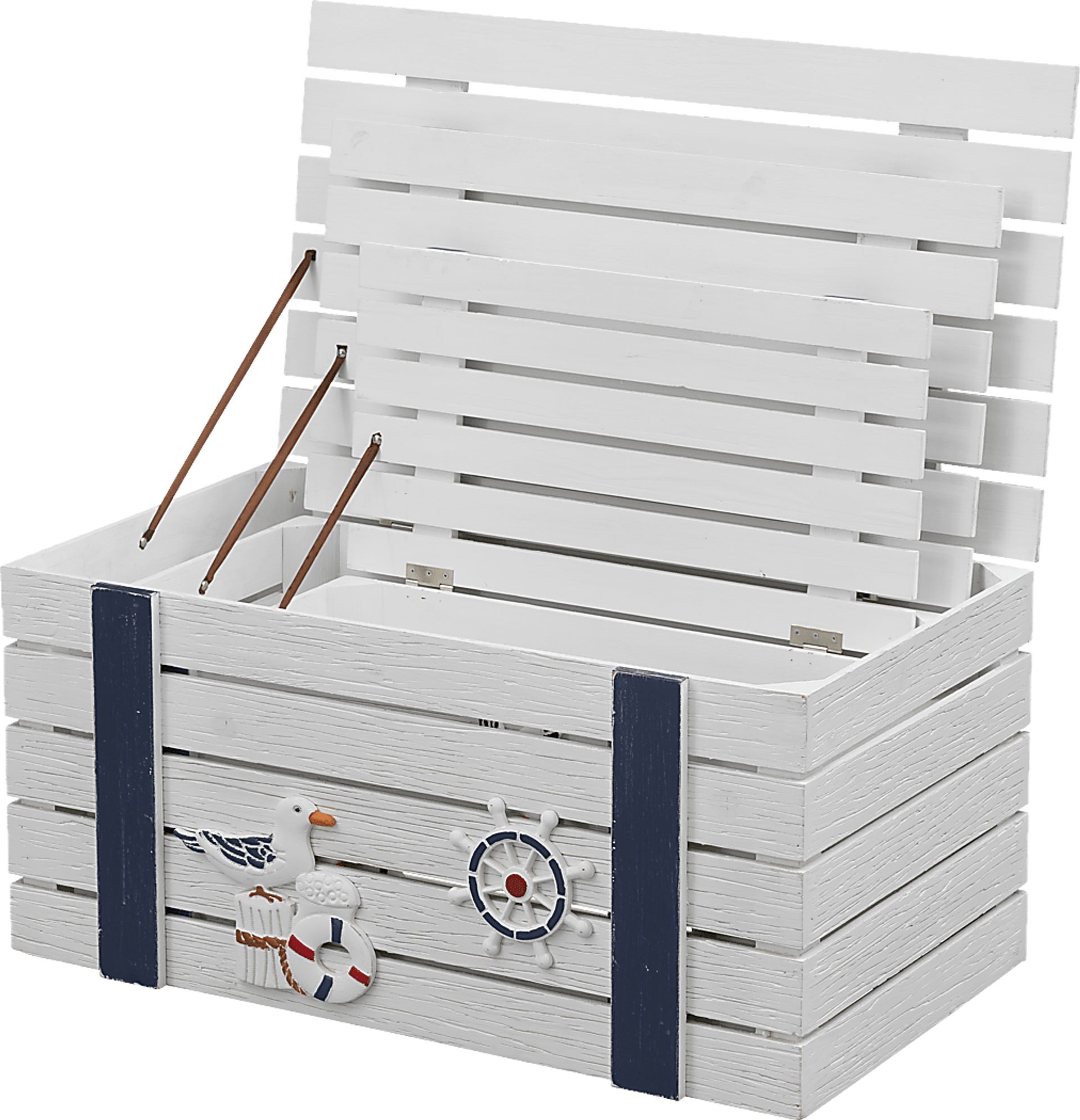 Belcher White Nesting Trunks, Set of 3 - Image 4