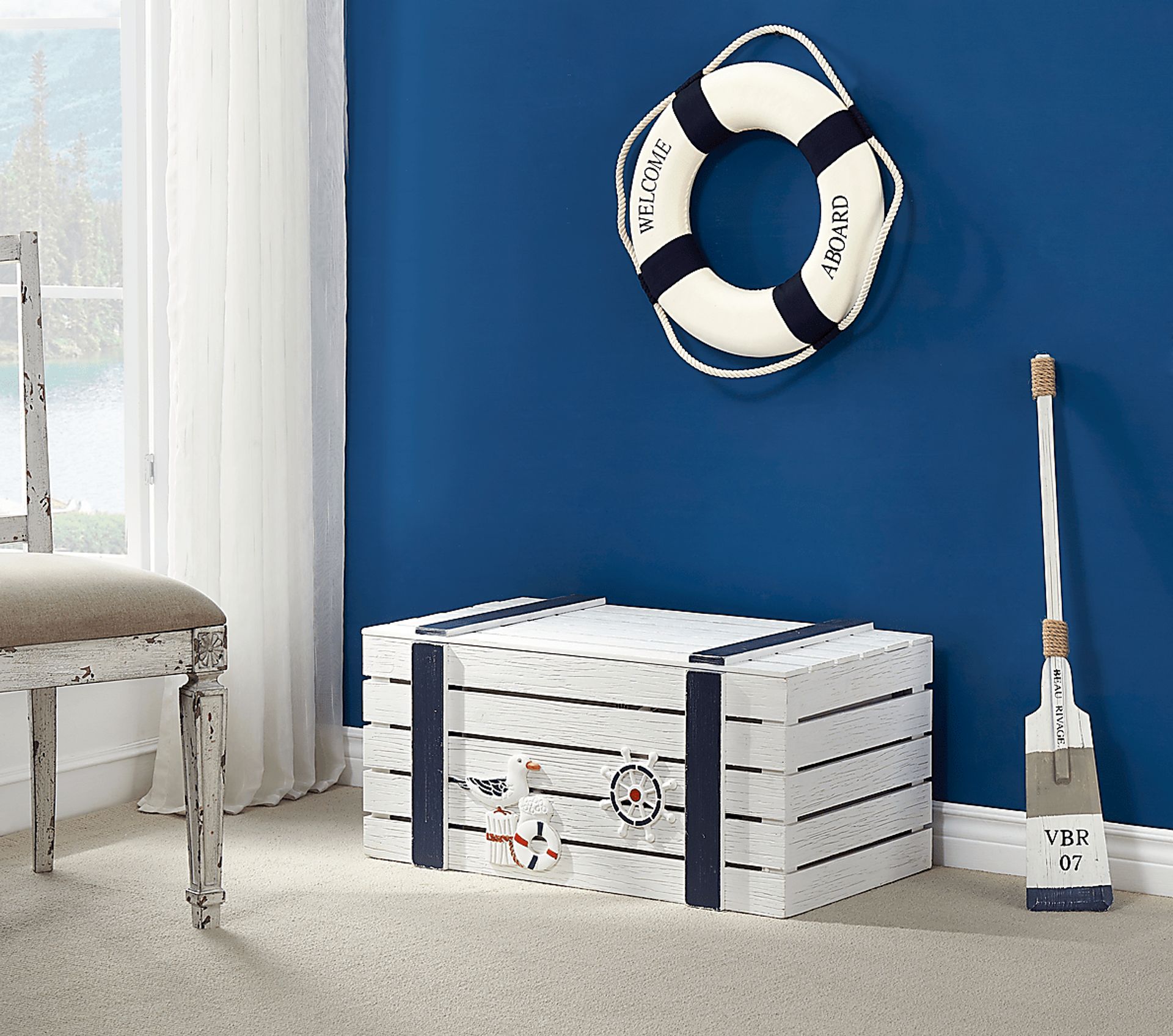 Belcher White Nesting Trunks, Set of 3 - Image 7