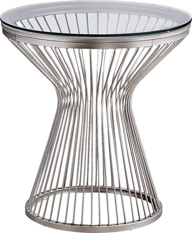 Belclaire Silver Accent Table - Thumbnail - Image 1