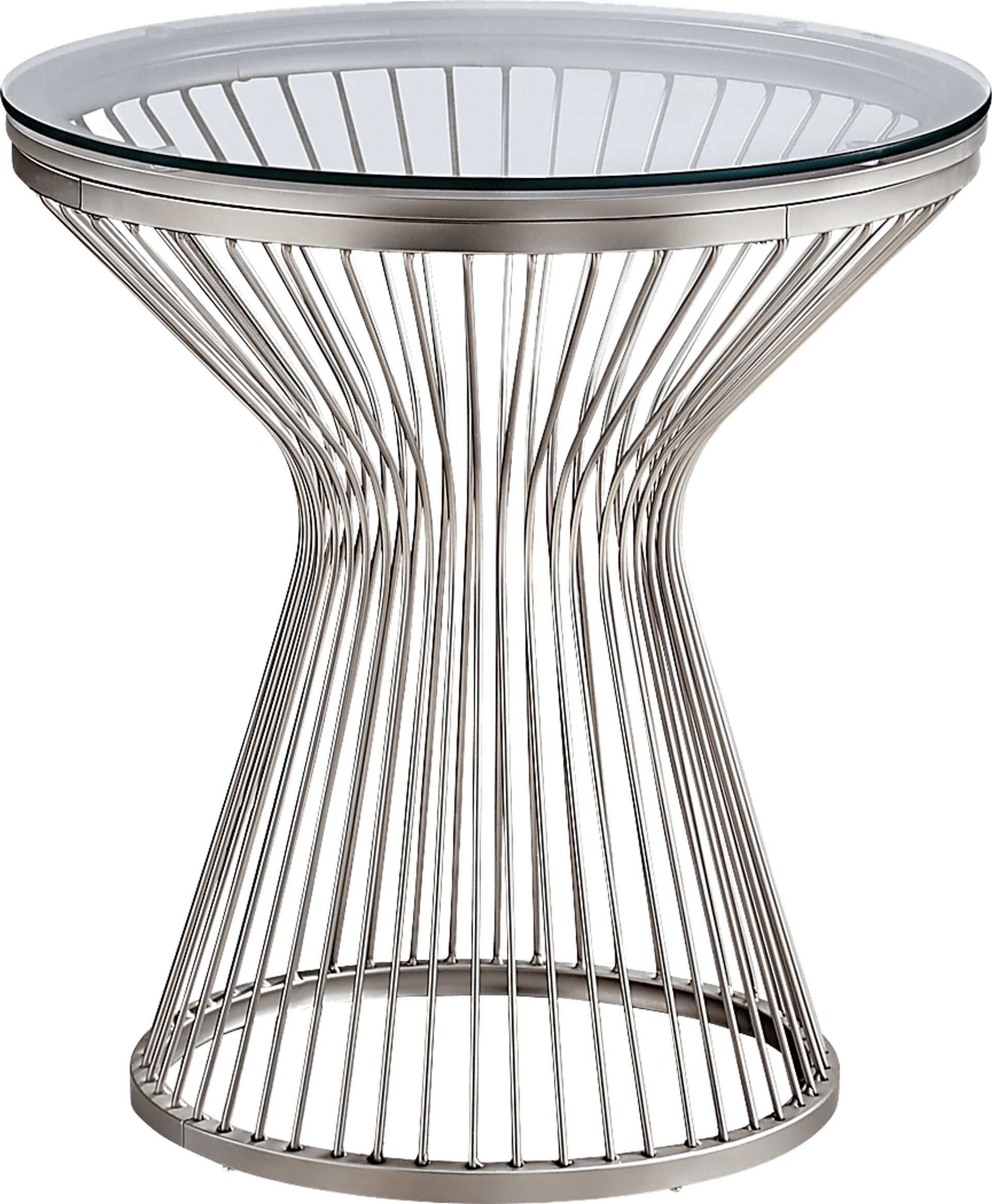 Belclaire Silver Accent Table - Image 1