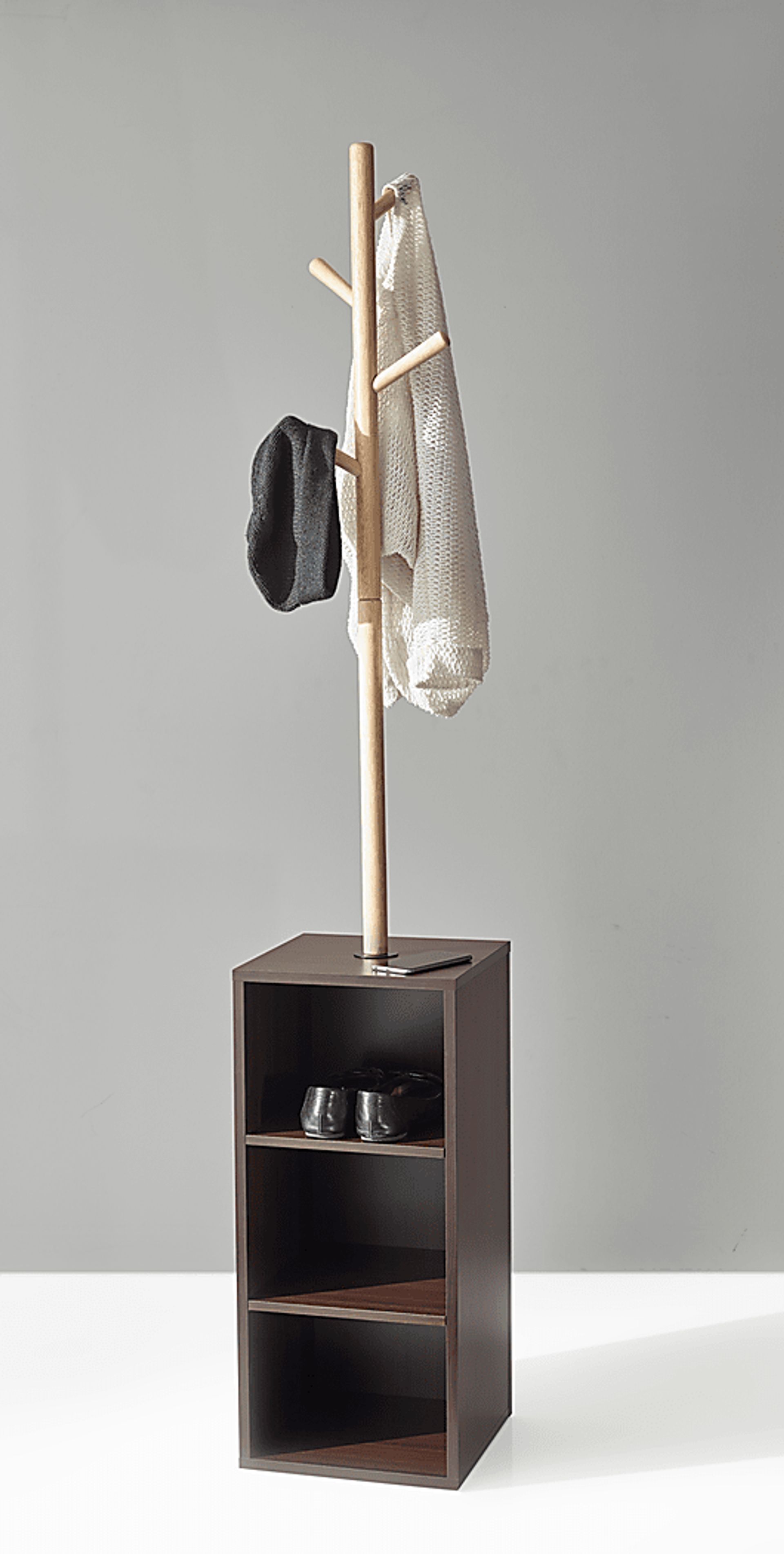 Belcolla Walnut Coat Rack - Image 3