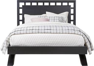 3 pc king lattice platform bed