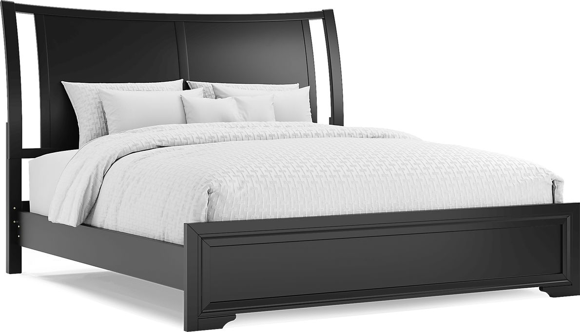 Belcourt Black Black,Colors 3 Pc King Sleigh Bed Rooms To Go