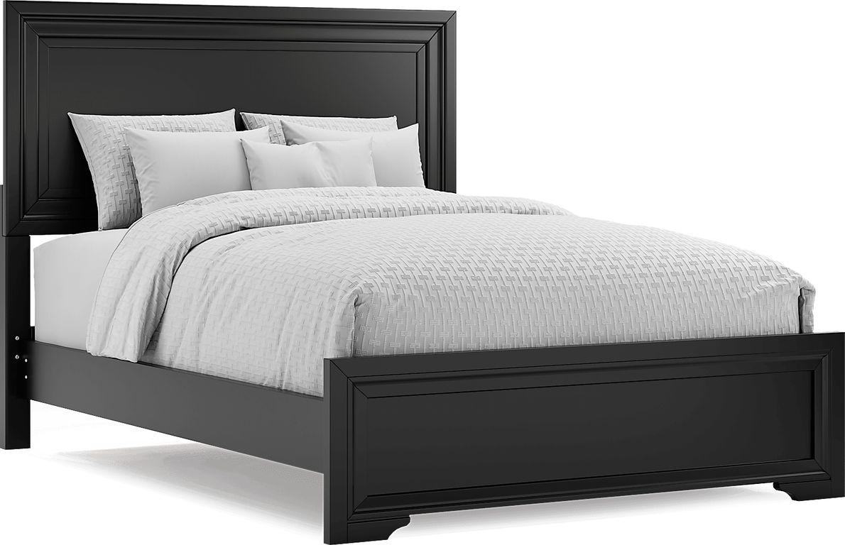Belcourt Black Black,Colors 3 Pc Queen Panel Bed Rooms To Go