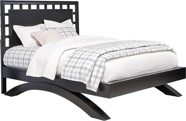 Belcourt Black 3 Pc Queen Lattice Arch Bed - Thumbnail - Image 4