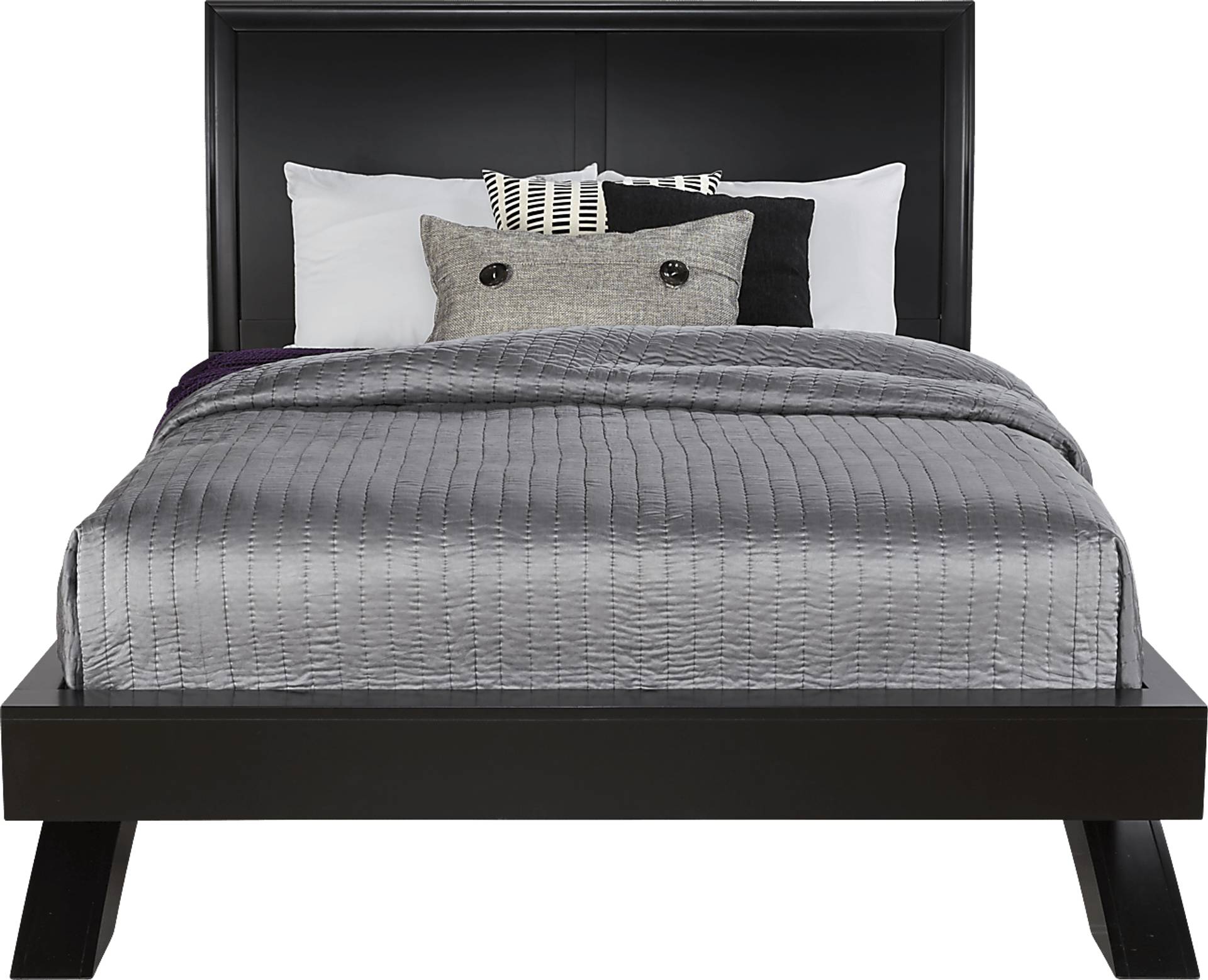 3 pc queen platform sleigh bed