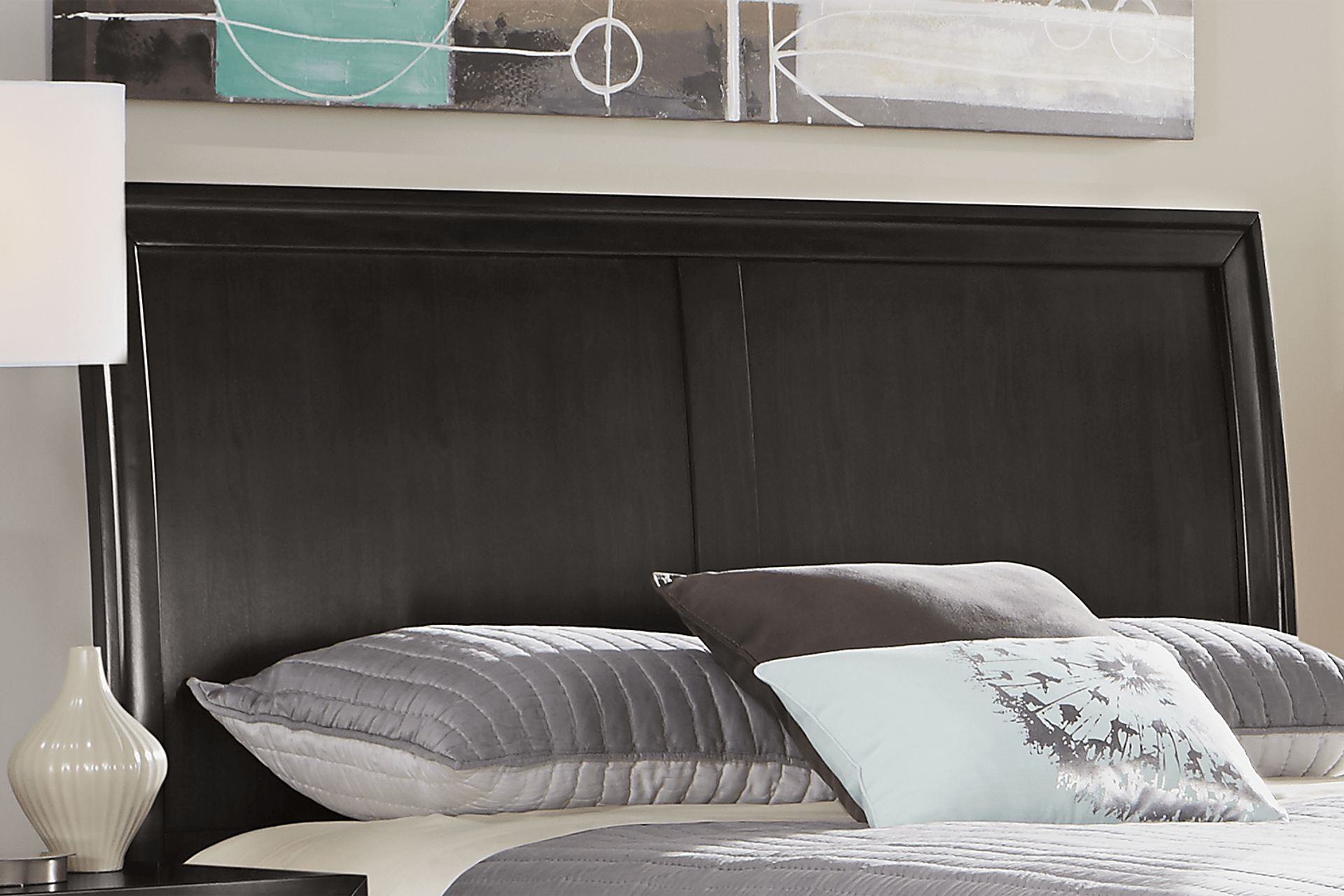 Belcourt Black 5 Pc Queen Sleigh Bedroom - Image 3