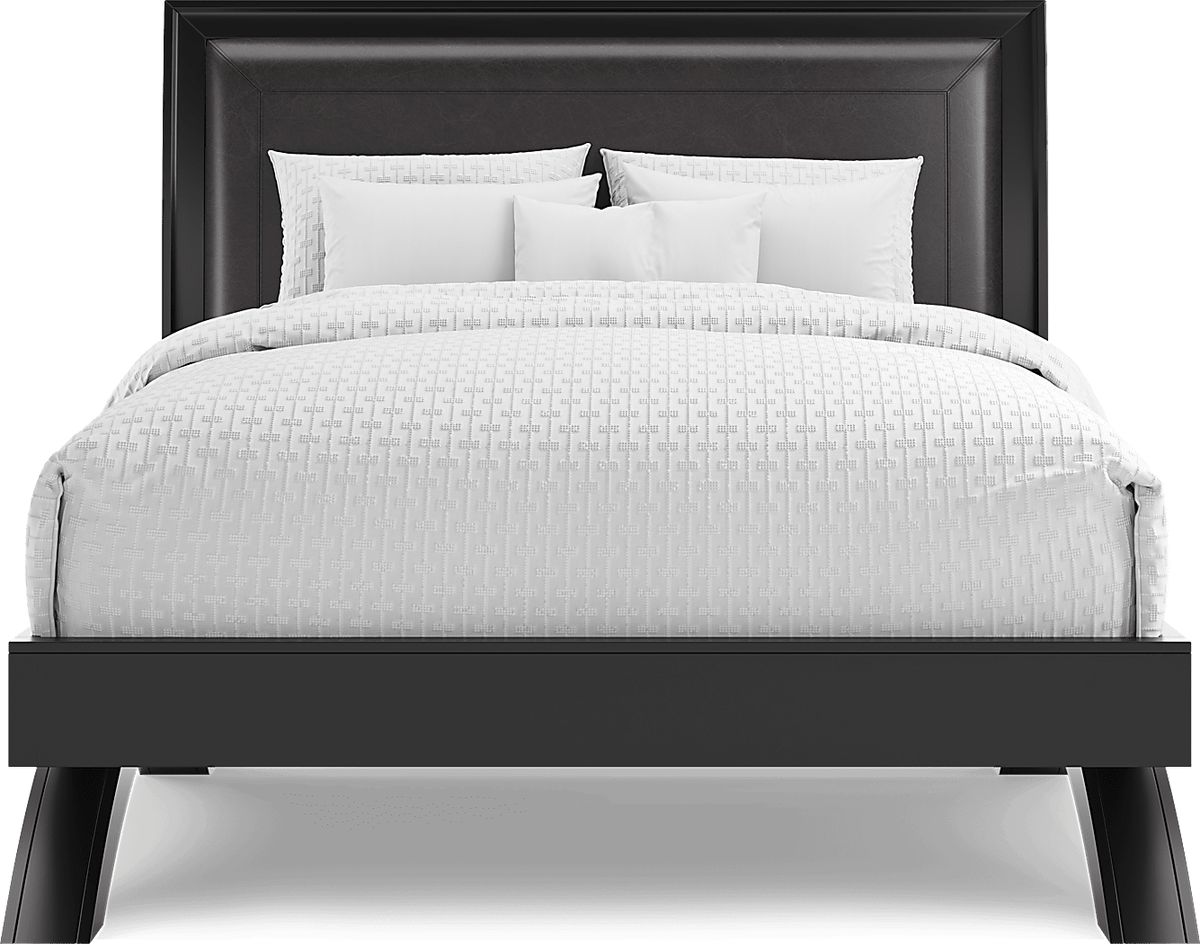 Belcourt 7 Pc Black Black,Colors Queen Bedroom Set With Dresser, Mirror