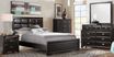 Belcourt Black 5 Pc King Upholstered Bedroom