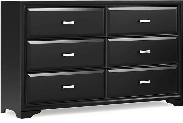 Belcourt Black 8 Pc King Lattice Bedroom - Thumbnail - Image 8