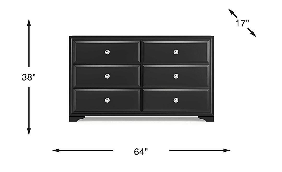 Belcourt Black Dresser