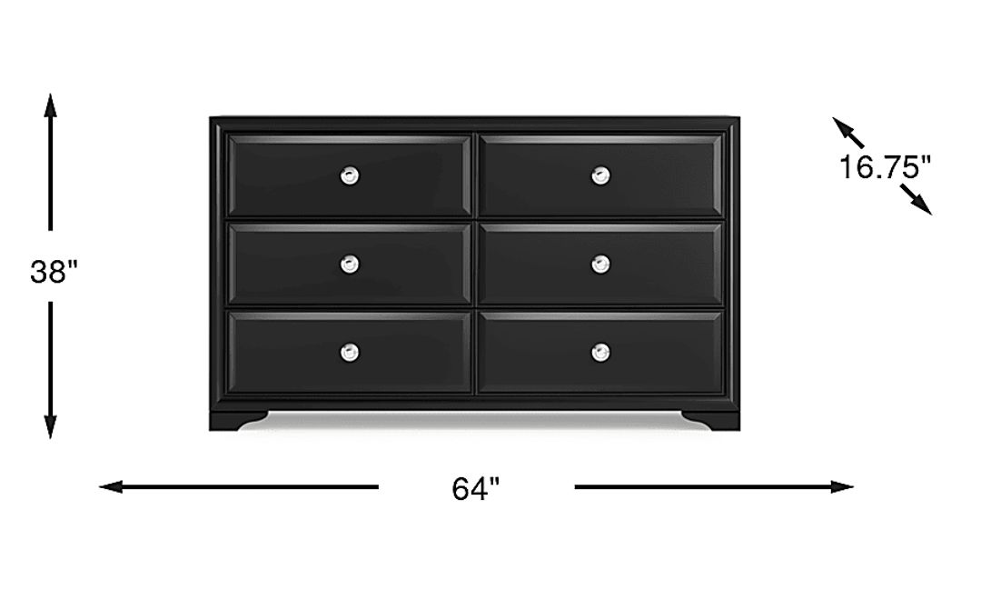 Belcourt Black Dresser