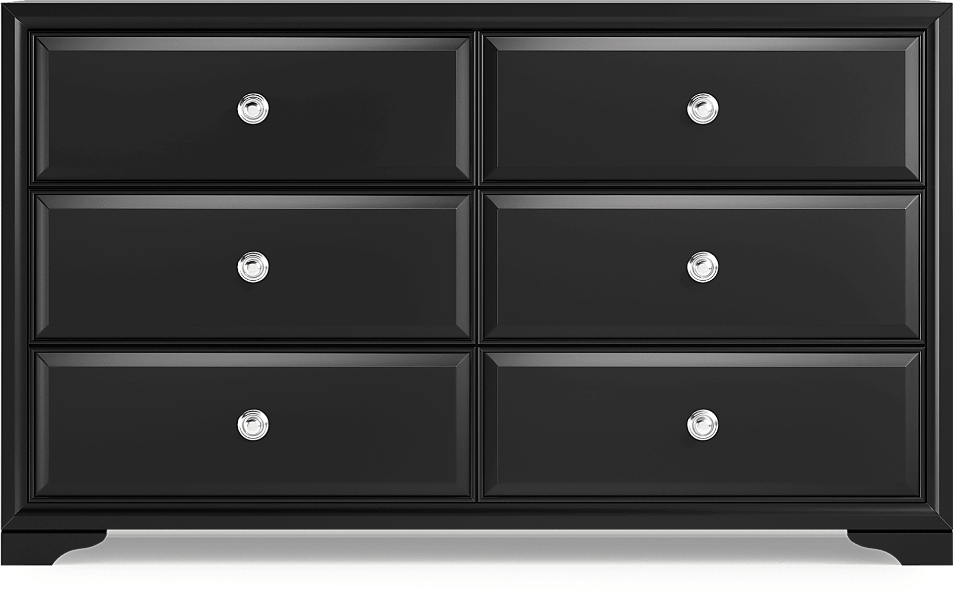 black dresser