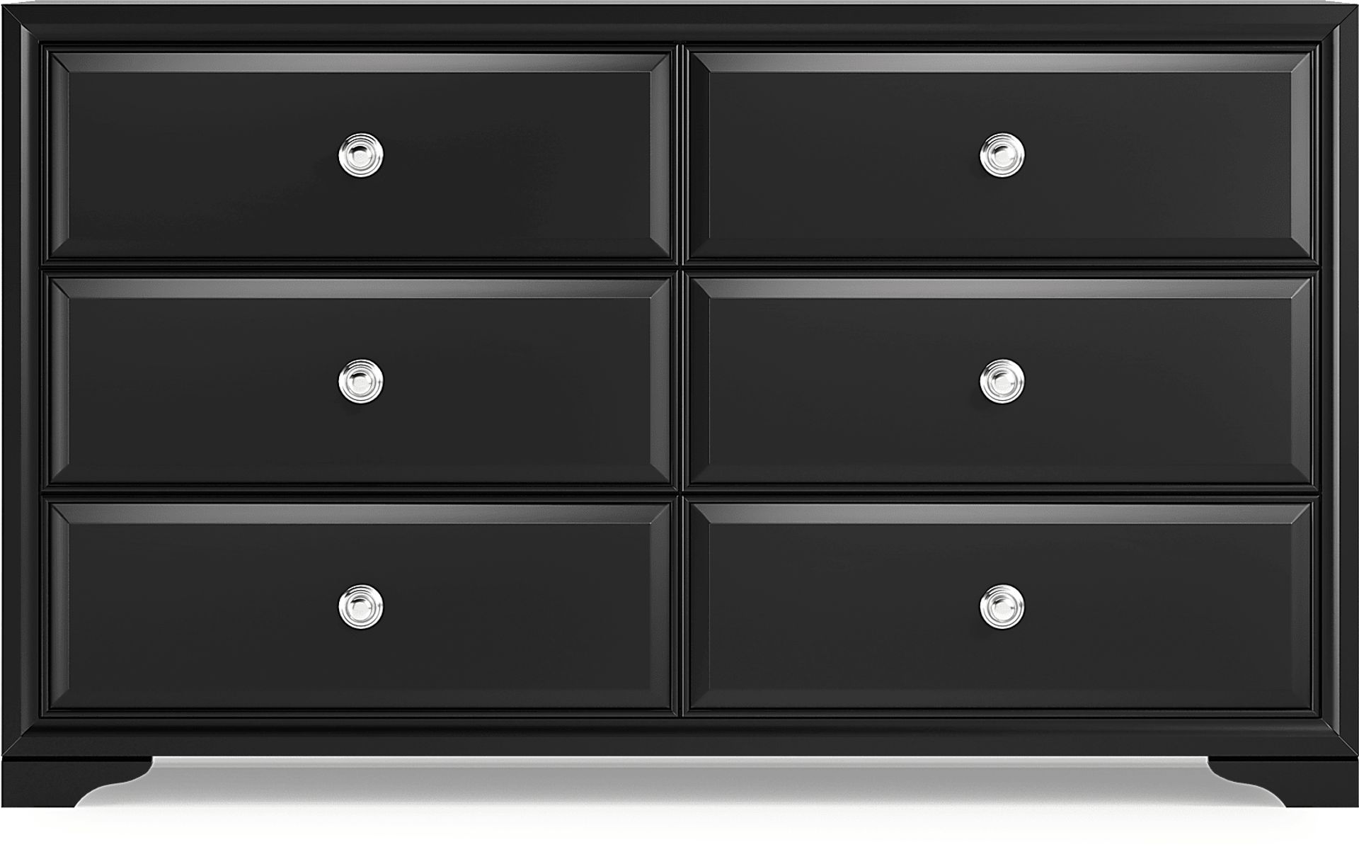 Belcourt Black 5 Pc Queen Panel Bedroom - Image 6