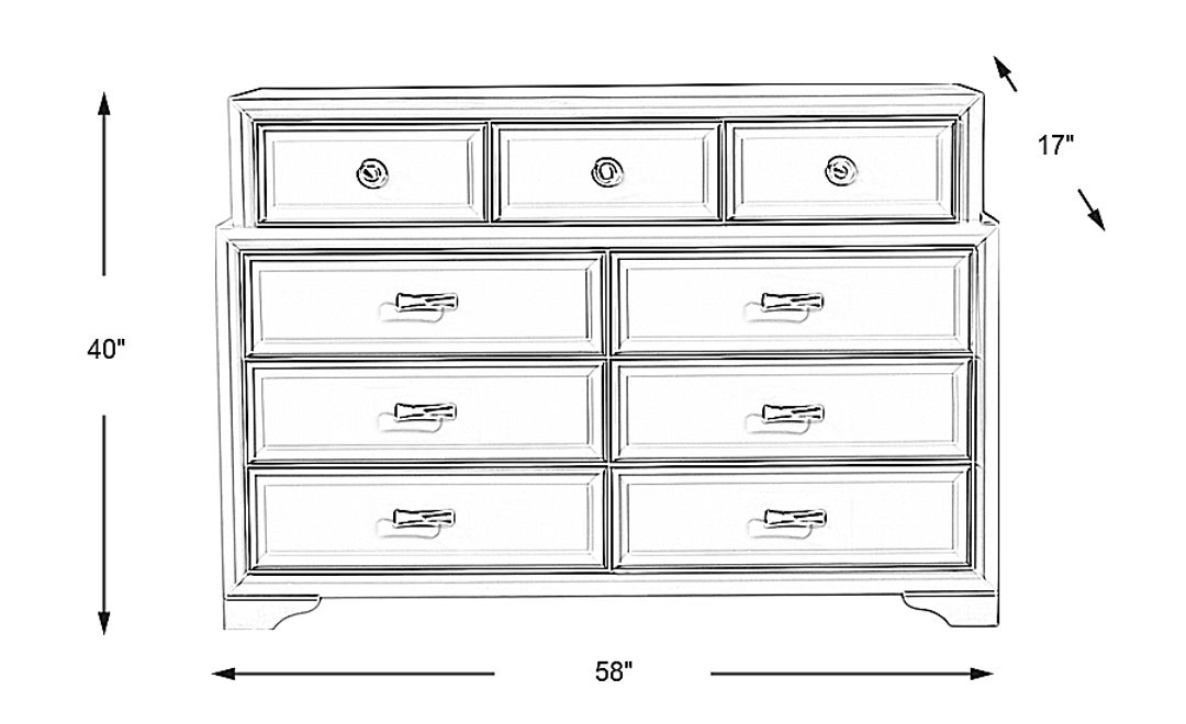 Belcourt Black Gallery Dresser