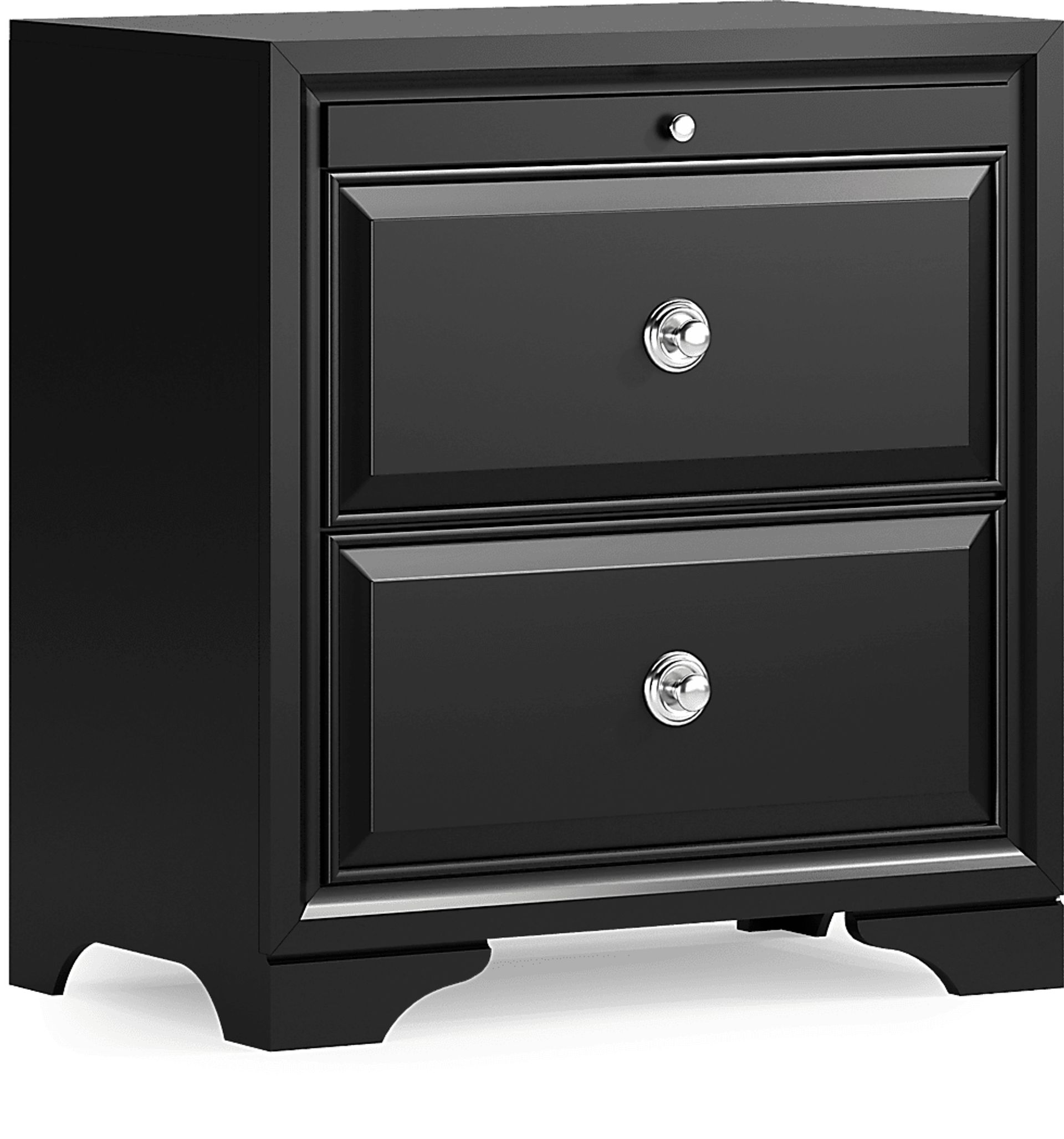 Belcourt Black 8 Pc King Lattice Bedroom - Image 16