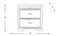 Belcourt Black Nightstand
